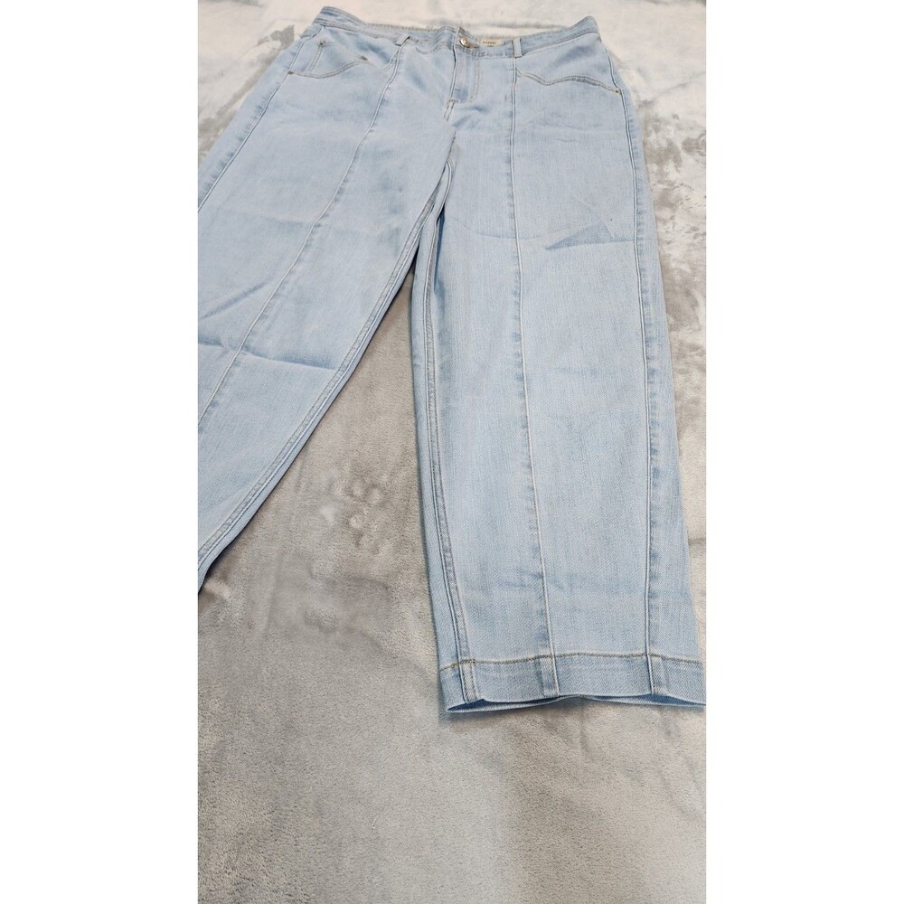 LOGO by Lori Goldstein Women's 18W Blue Barrel Leg Jeans NWOT - Picture 3 of 10